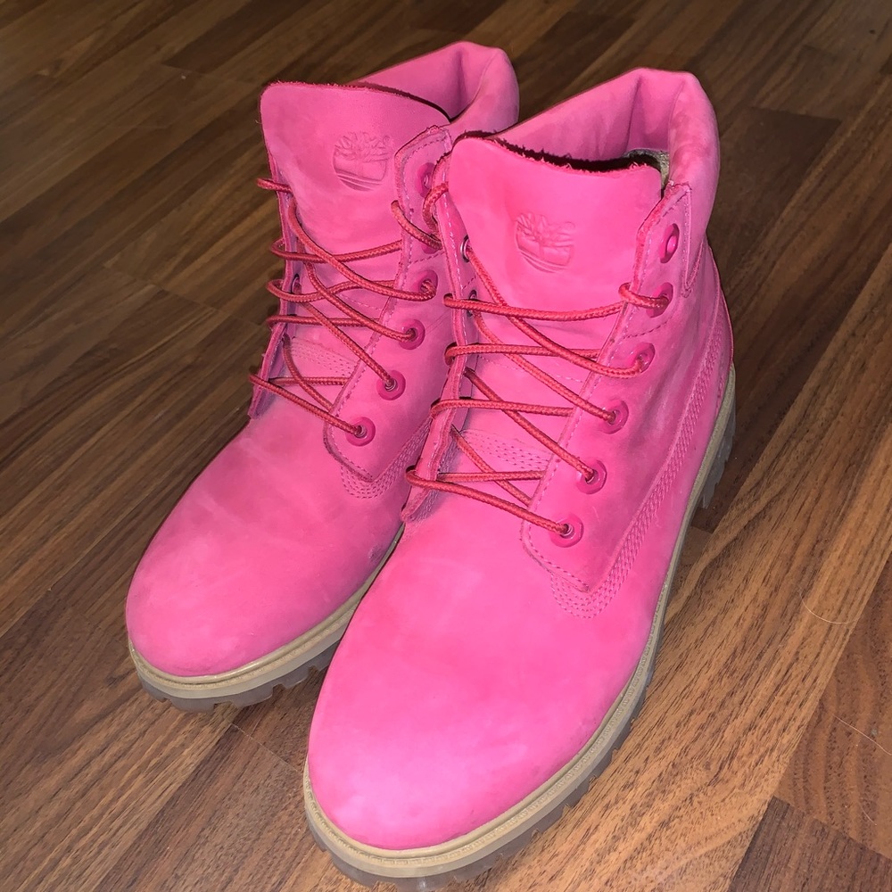 PINK Timberland Boots
